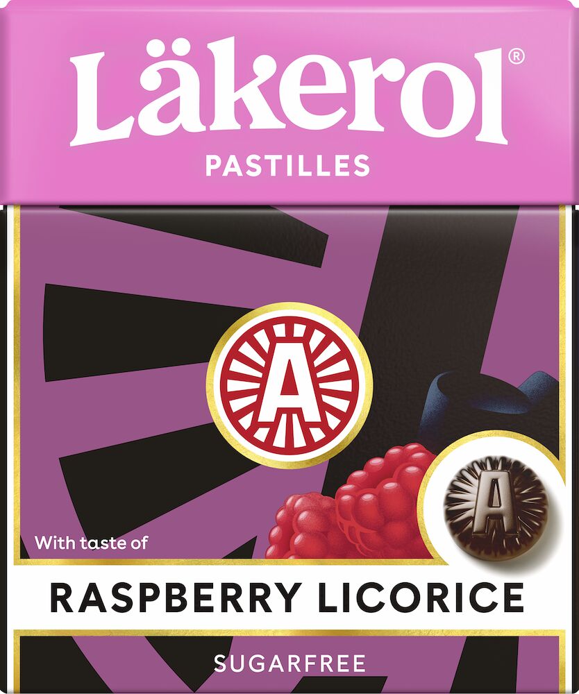 Läkerol Classic Raspberry Licorice 25g