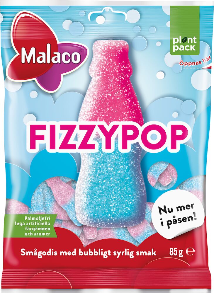 Malaco Fizzypop 85g