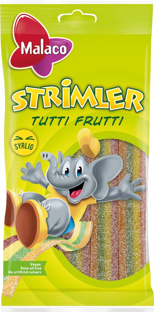 Malaco Strimler Tutti Frutti 80g