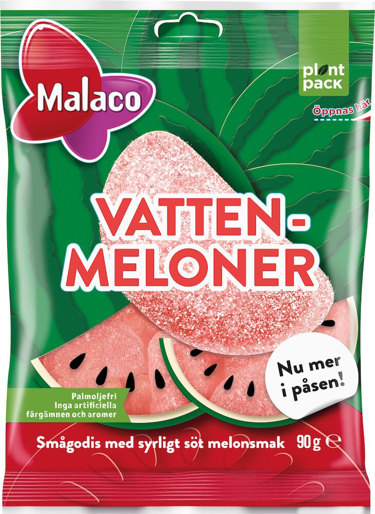 Malaco Vattenmeloner 90g