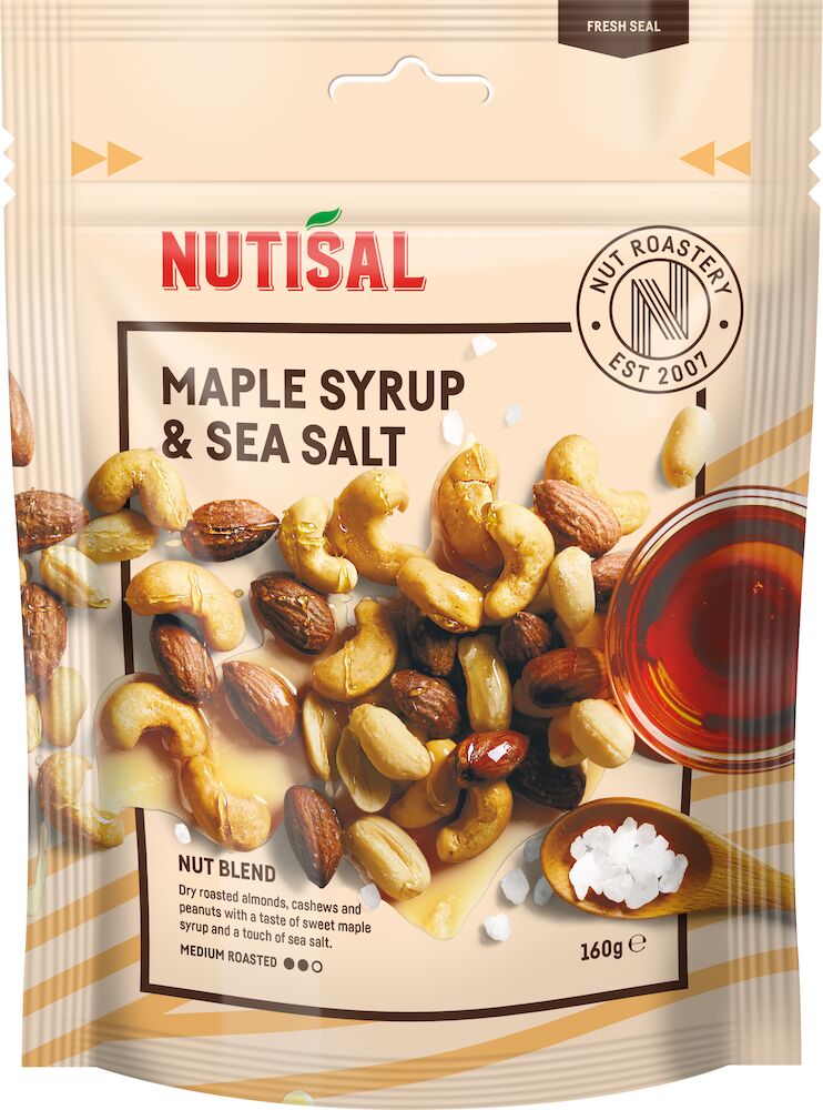 Nutisal Maple Syrup & Sea Salt  160g